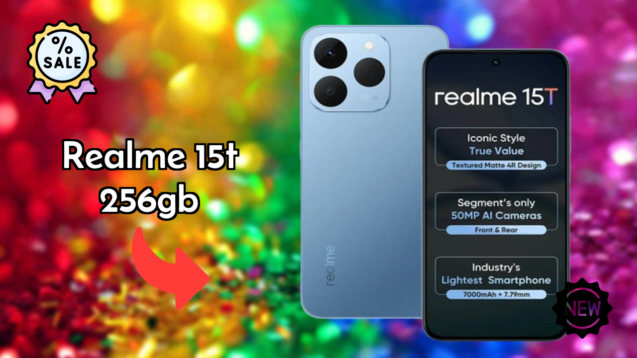 Realme 15T 256GB Display Size: 6.57 Inches (16.69 Cm) Screen Quality
